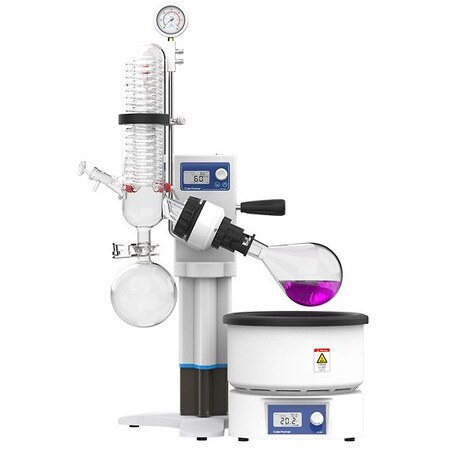 Cole Parmer RV-200A-2-120 Motorized Lift Rotary Evaporator, 2 L; 120 VAC 5241194